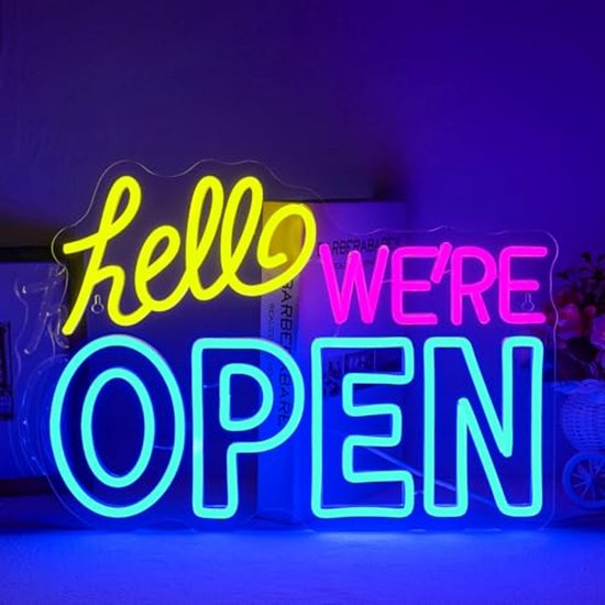 BAR Kleurrijke LED Neon Sign Led Instellicht Lichtgevende Letters Uithangbord Acryl Paneel Neon Decoratief Licht, 65X32cm