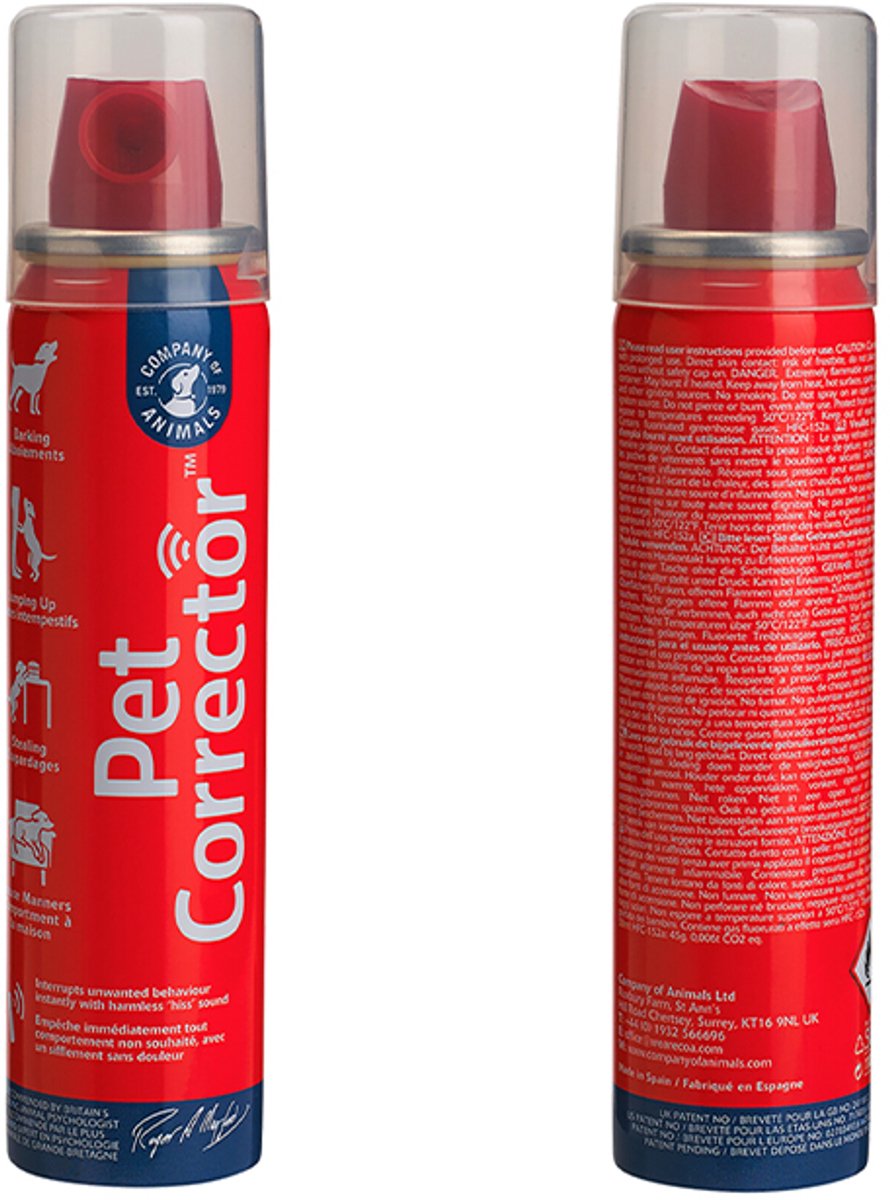 company of Animals -Pet Corrector 200 ML - Stop blaffen of ander ongewenst gedrag, op een hondvriendelijke wijze.