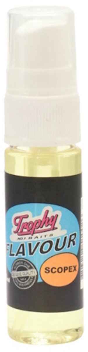 Trophy Baits Flavour Spray 20ML – verkrijgbaar in Strawberry, Scopex, Squid, Sardine, Liver en Garlic Scopex 20ML