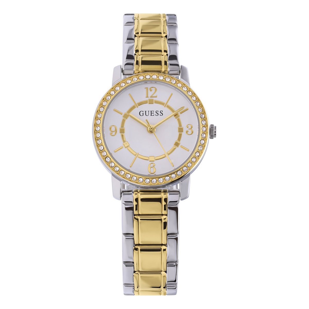 Guess Dames Guess stalen dameshorloge bicolor MELODY GW0468L4 - Horloge - Staal - Multi - 27.50 mm