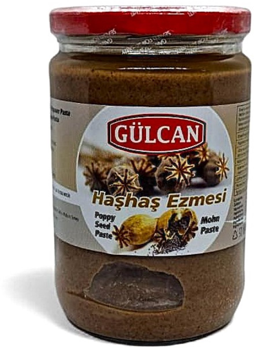 Gulcan Haşhaş Ezmesi - maanzaadpasta rijk aan mineralen en gezonde vetten - 650 g