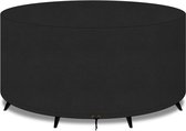 Tuintafelhoes-Tuinstoelhoes-Beschermhoes Tuinmeubel-Tuinset Hoes Tuintafel Rond tuinhoes 210D Oxford-stof Waterdicht Winddicht UV-bestendig 130cm x 71cm
