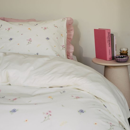 Dindi Home Dekbedovertrek Forever Spring - 200x220 - 100% katoen - Wit van Dindi Home — afbeelding 3