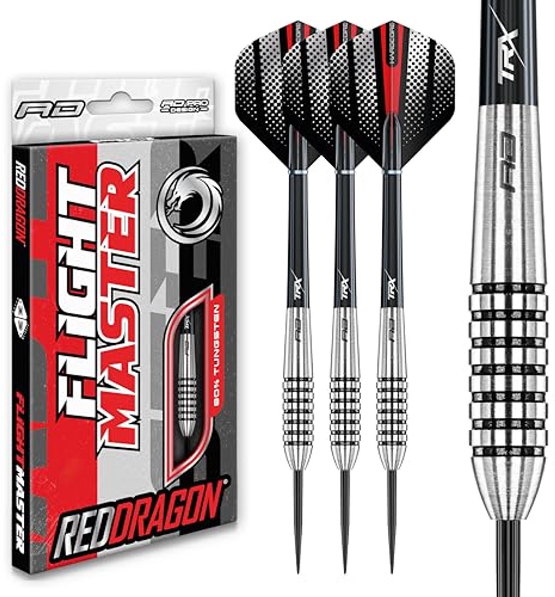 Professionele 28g Tungsten Dart Pijlen met Grip en Extra Darts