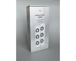 Cozyvent radiator ventilator DUO - Next Generation Afstandsbediening & Display – Stille Energiebesparende Radiator Booster - neerwaartse luchtstroom