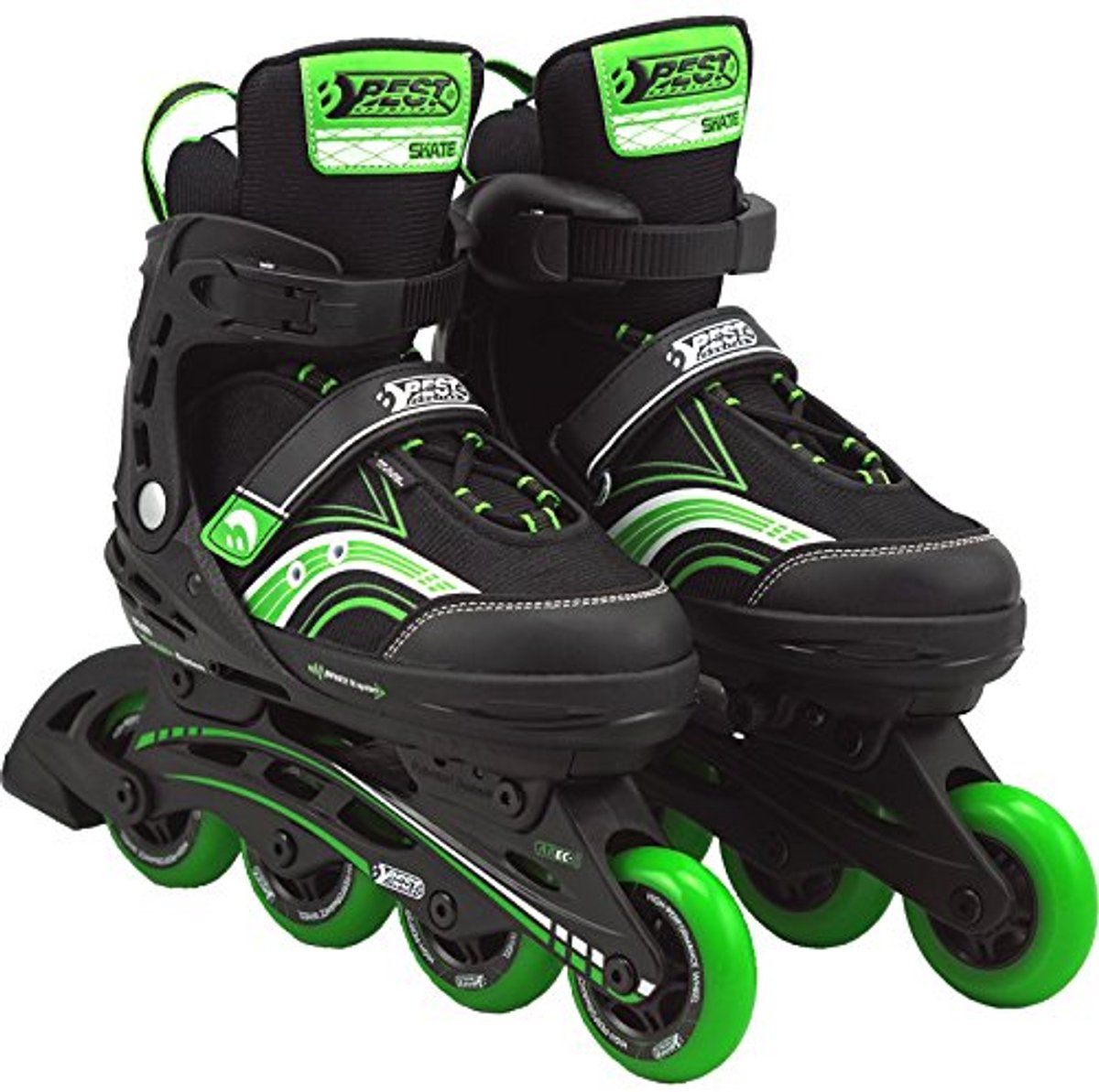 Verstelbare Inline Skates voor Kinderen en Tieners met Rem - Robuuste Rolschaatsen