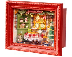 Robotime Christmas Eve Party - DP005 - Kerst - Bouwpakket - Rolife - Knutselen - Cadeautip
