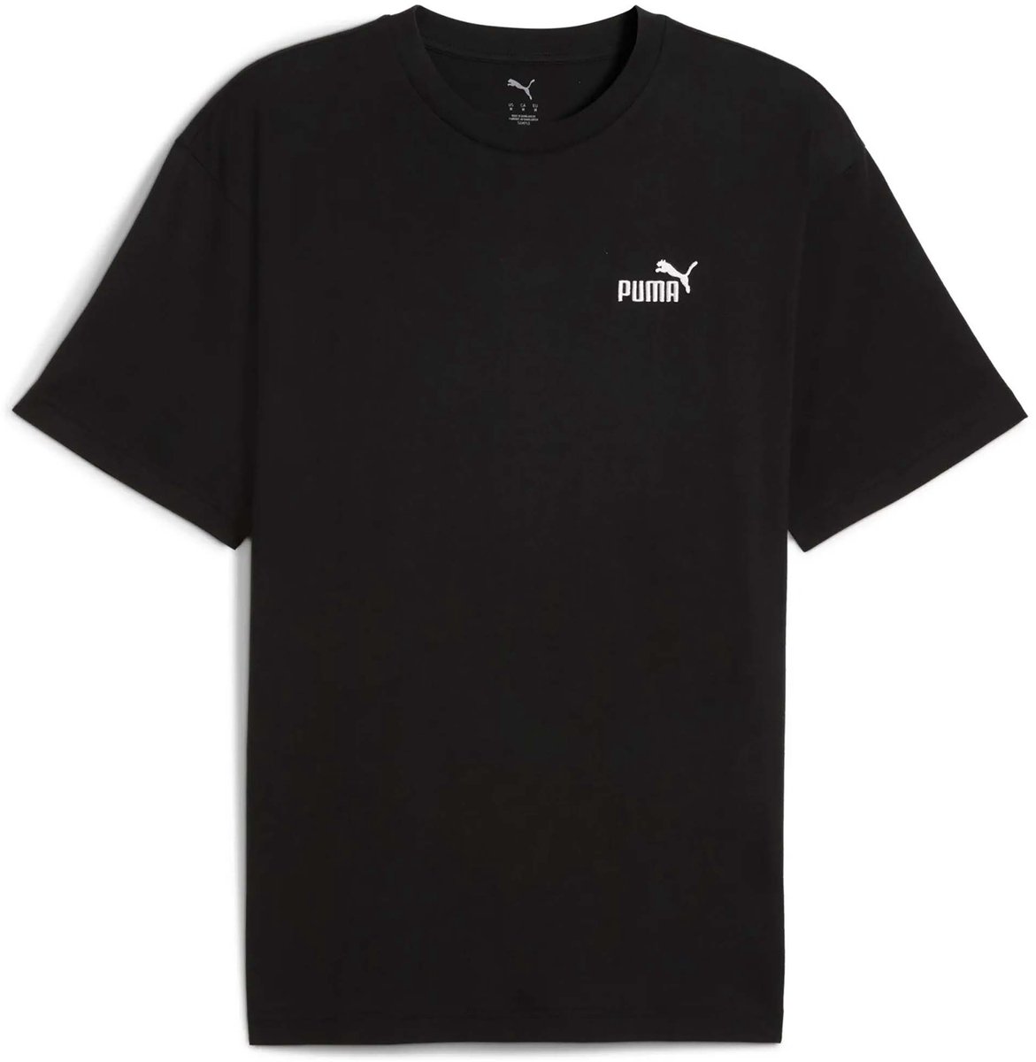 Puma ESS Relaxed Small No. 1 Logo Shirt Heren Zwart
