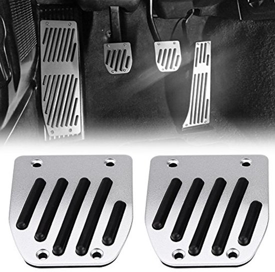 4 Stuks Voetsteunpedaal voor Auto met Handmatige Transmissie - Antislip Kussen Pedalen Set — afbeelding 5