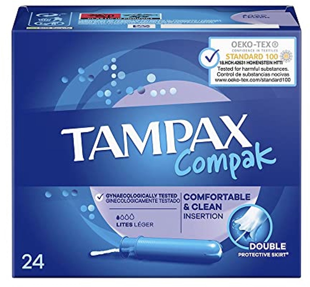 Compaq Lites Tampons - 24 Stuks - Verpakking voor Comfort en Bescherming