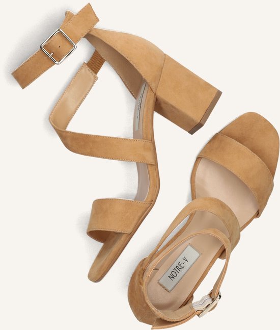 Sandales pour femmes Notre-V 16036 - Femme - Cognac - Taille 37