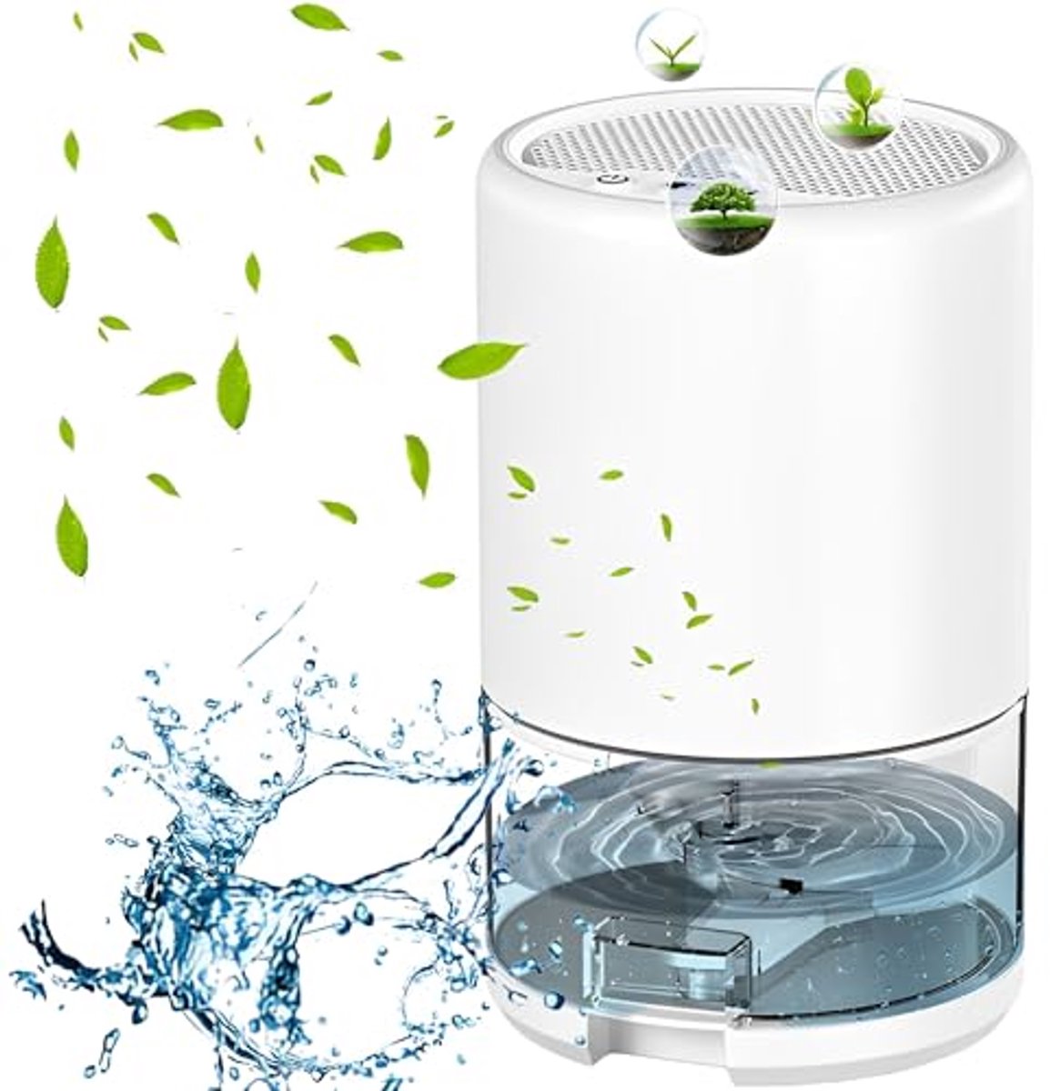 Luchtontvochtiger voor Thuis met Afvoerslang en 1L Watertank