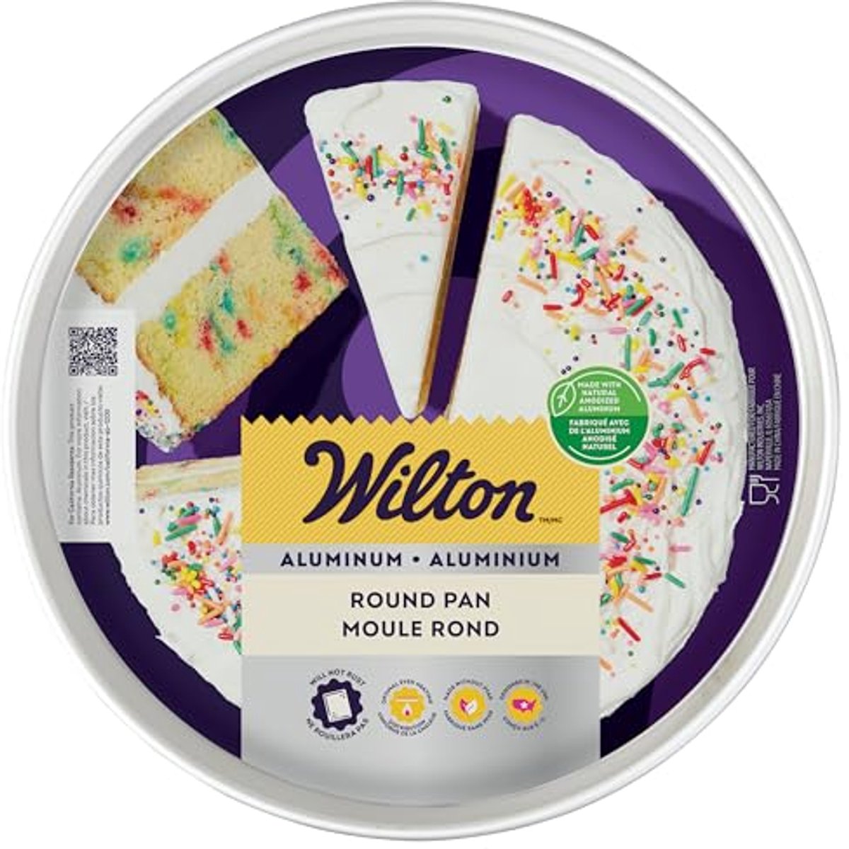 Ronde Aluminium Taartvorm 25,4 cm - Ideaal voor Het Bakken van Taarten en Cheesecakes