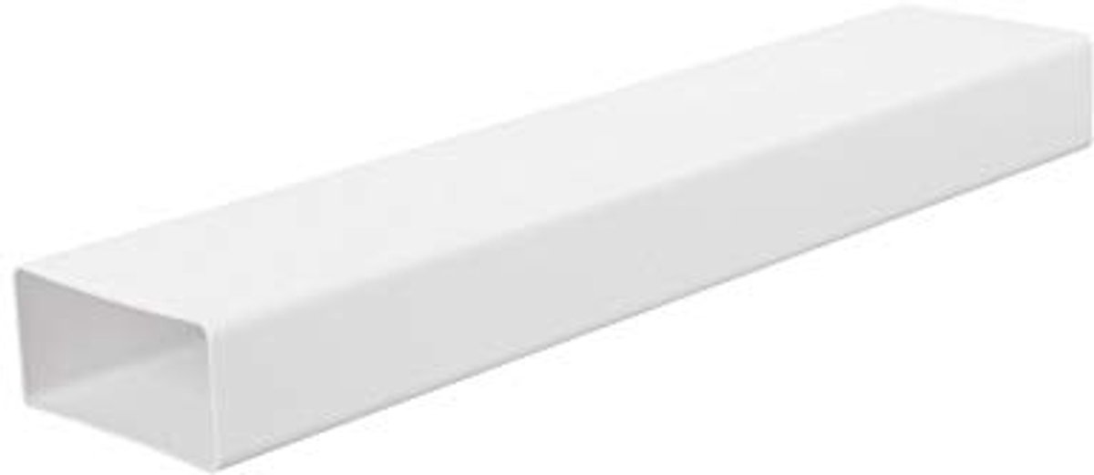 Vlak ventilatiekanaal 110x55mm 1m voor optimale luchtverdeling