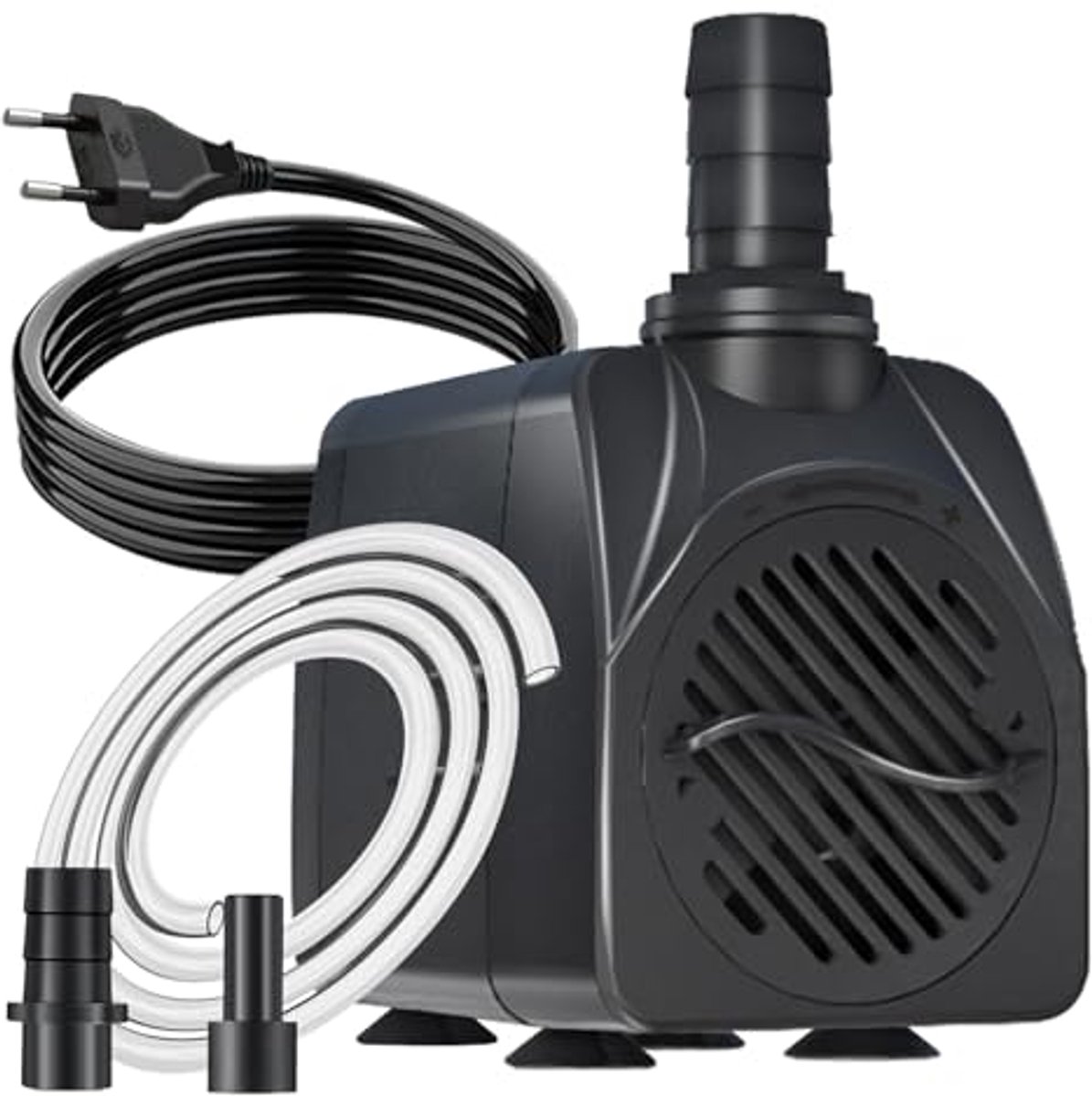Ultra Stille Vijverpomp 600 l/u met 1,8 m Kabel voor Fonteinen en Hydrocultuursystemen