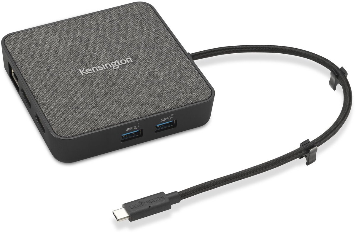 Kensington USB4 Mobiel Dockingstation - Hub 100W- Zwart