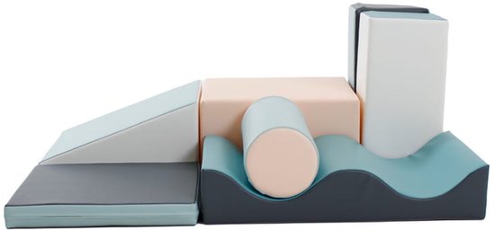Set de 7 blocs de mousse Soft Play - Pastel clair Discoverer