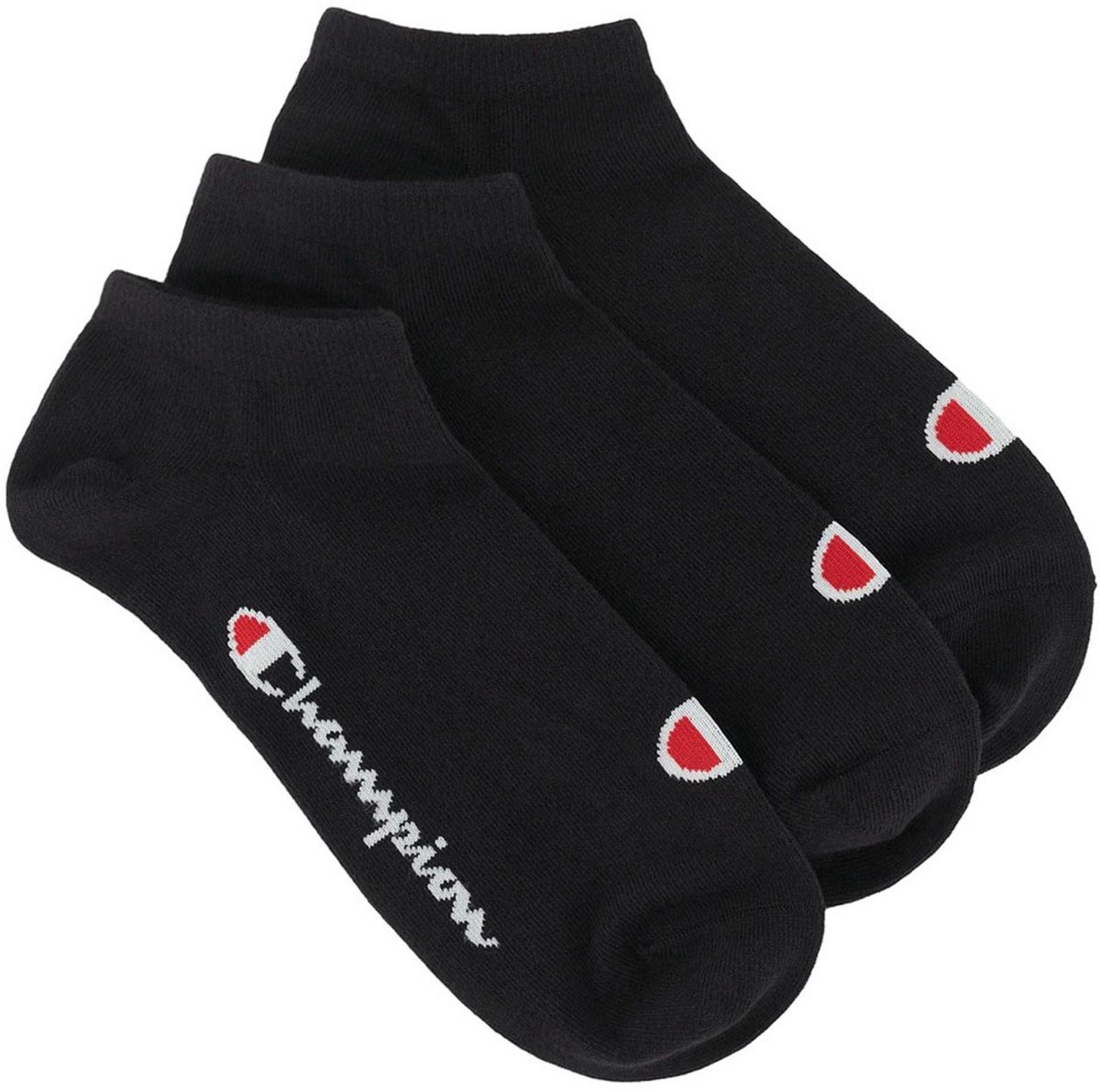 Champion Sneaker Sokken Senior 3-pack Zwart