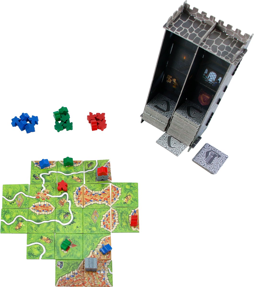 999 Games - Carcassonne: Torens & Dieven - Uitbreiding 4 - Nieuwe Versie - NL - EN — afbeelding 5