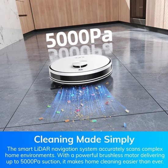 Geekyou Ilıfe V5s/v3s/v3/v5 Pro Robot Süpürge İçin 8'li Aksesuar Seti - 2 Mop, 2
