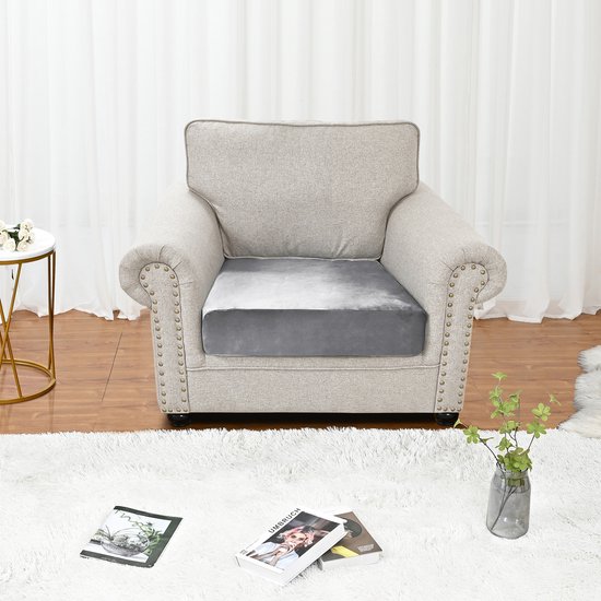 WEYOND Bankhoes van Zachte Chenille, Antislip & Wasbare Krasbescherming voor Bank, Geschikt voor Loveseat, Hoekbank of 2/3/4-Zits Bank (180 x 340 cm, Koffiebruin