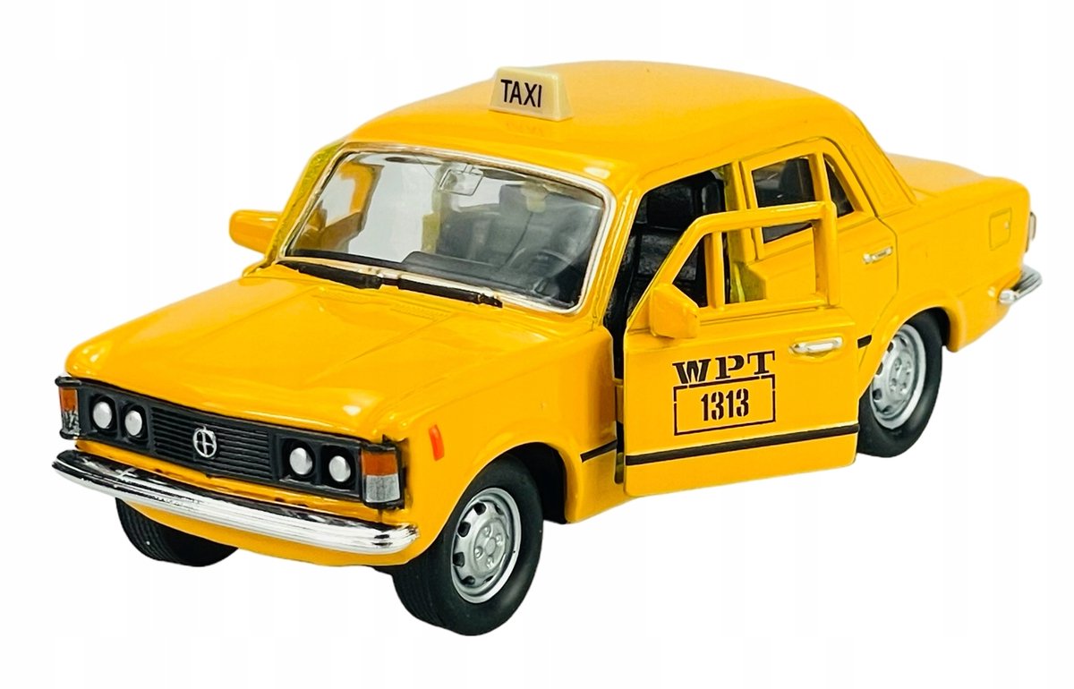 Welly Fiat 125p Taxi 1:34 Metaal - Nieuw model