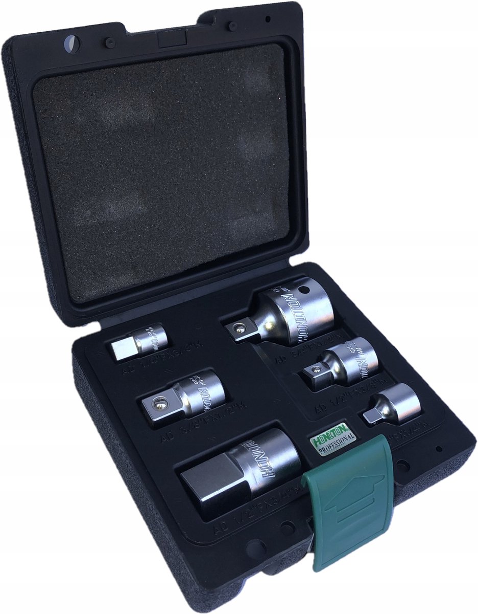 Honiton 6-delige Verloopdoppen Set (H643) - Chroom-Vanadium Staal