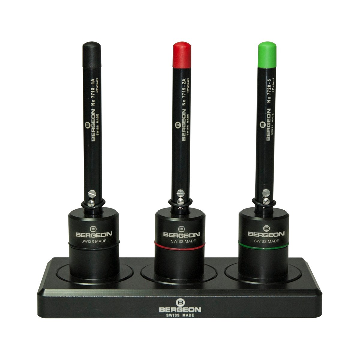 BERGEON Oliedispenser Assortiment - Met 3 automatische oliedispensers - Toepasbaar op alle plaatsen waar een precieze hoeveelheid olie moet worden aangebracht - Eenvoudig in gebruik - C313767