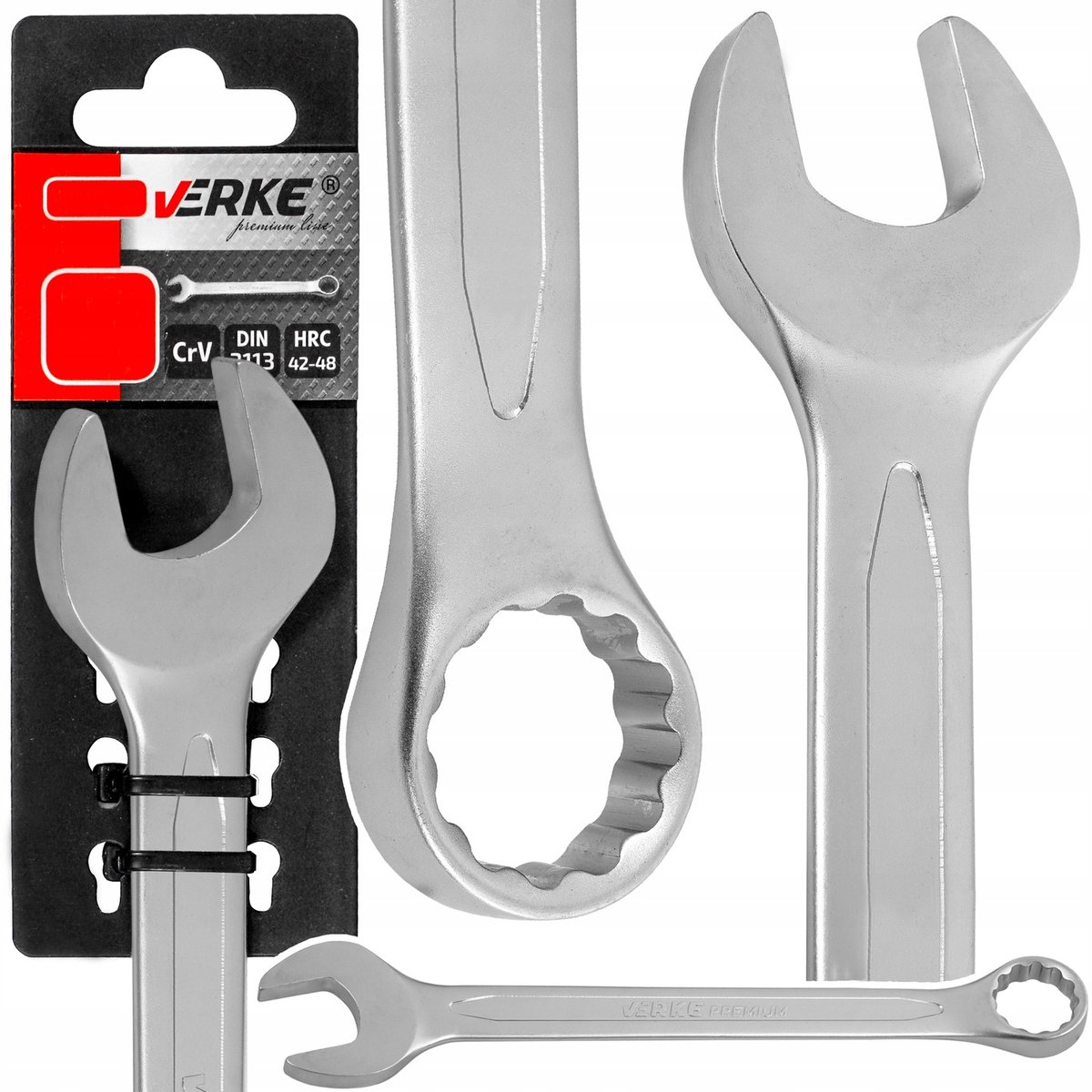 Verke Ringsteeksleutel CRV Satin 28mm - Professioneel Gereedschap