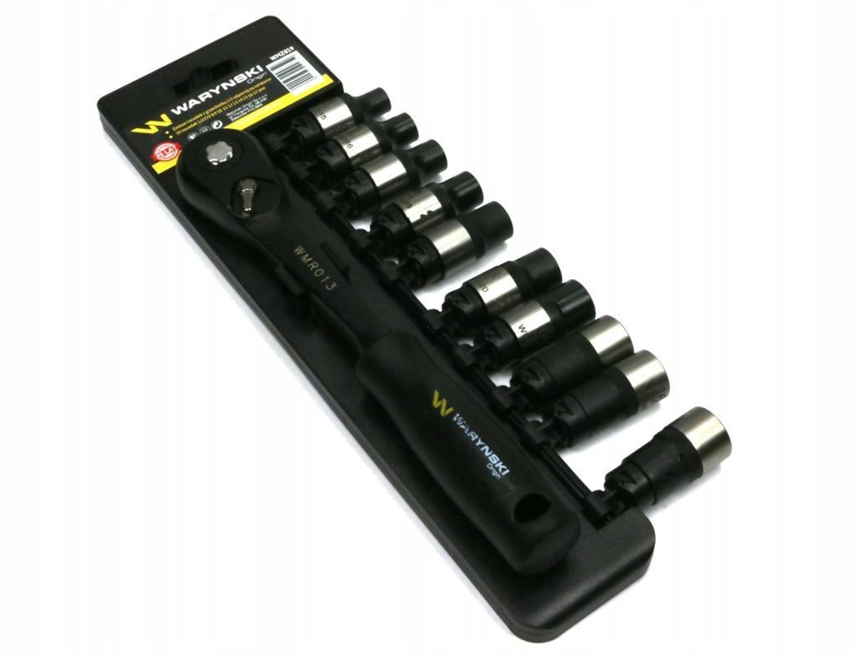 11-delige Doppenset 1/2" met Ratel (8-17 mm)