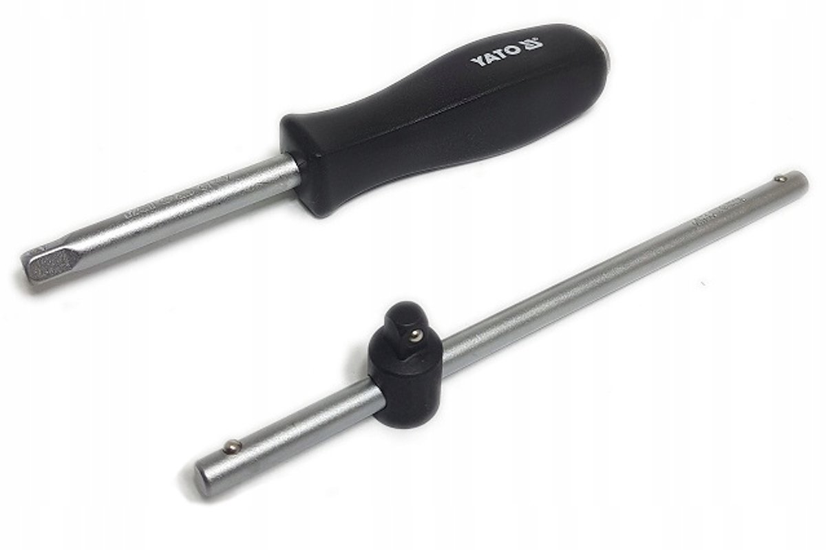 Yato T-grip en handgreep doppensleutelset 1/4" (2 stuks)