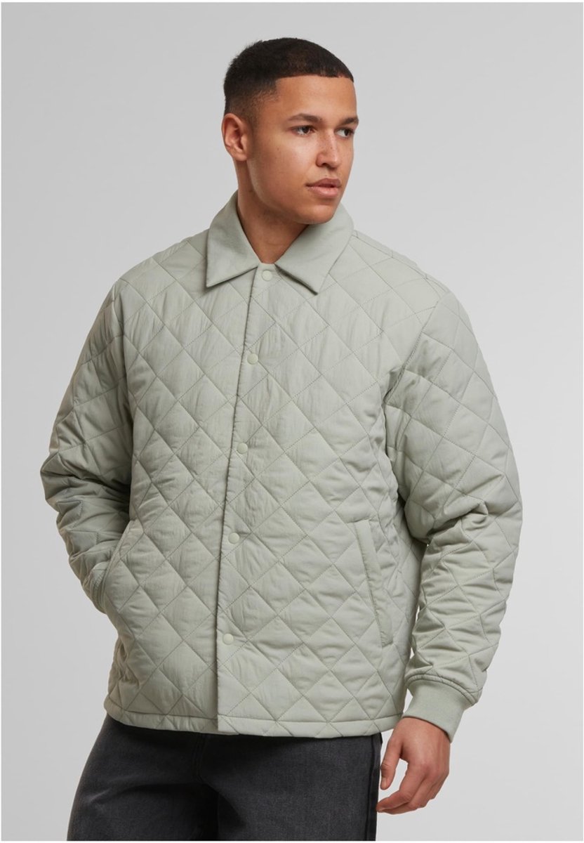Urban Classics Quilted Overshirt Jacket 5XL Groen