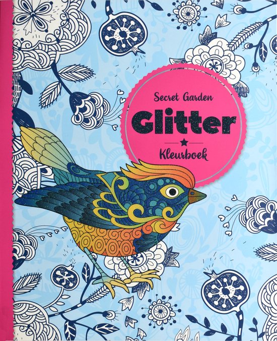 Glitterkleurboek - Secret Garden - Interstat