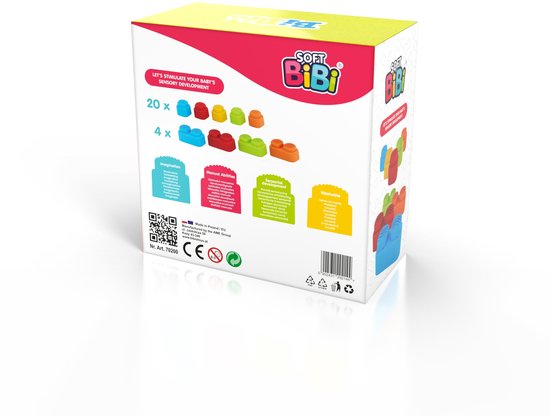 Soft Bibi - 70200 - Sensory Blocks | bol