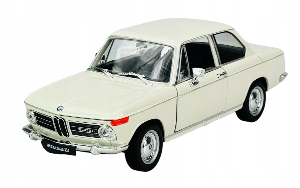 Welly BMW 2002ti model auto, schaal 1:24, metaal, beige, nieuw