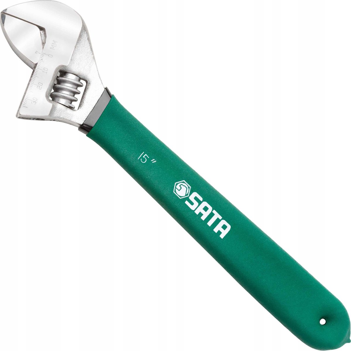 SATA Verstelbare Moersleutel 15" met Rubberen Handvat, 0-45mm