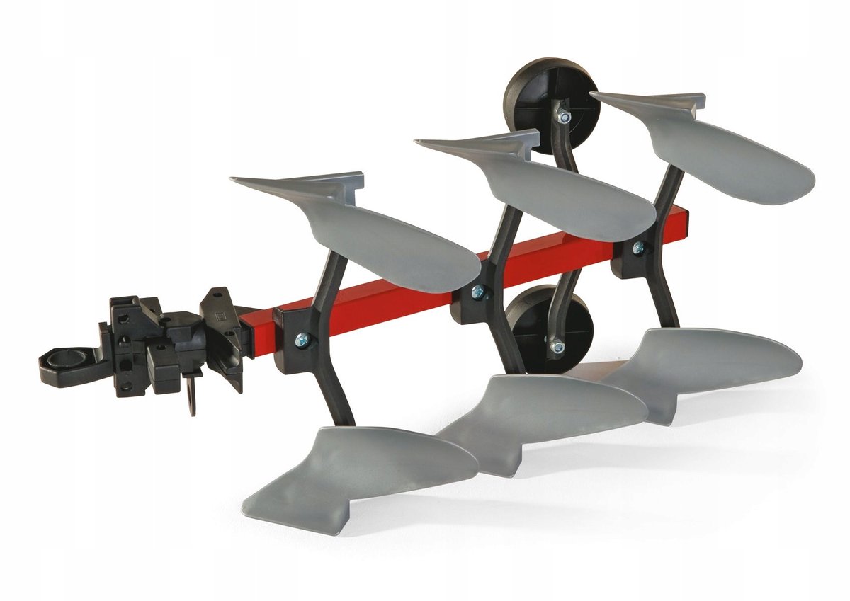 Rolly Toys Draaibare Ploeg voor Traktoren - Metaal & Kunststof