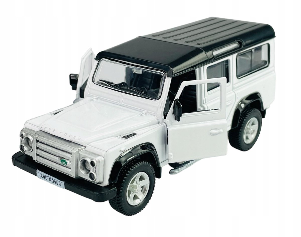 RMZ City Land Rover Defender Wit Metaal 12,5cm - Nieuw