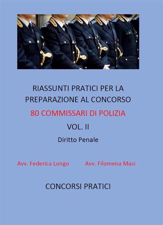 Riassunti pratici per la preparazione al concorso 80 commiss ... - cover