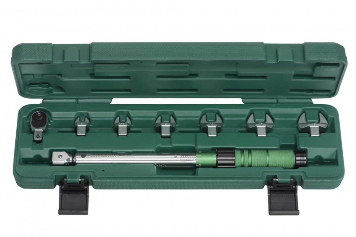 Jonnesway Momentsleutel 1/4" 4,5-30Nm met Bits 8-19mm