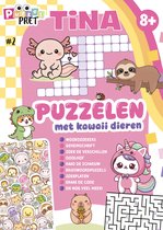 Tina Puzzelpret 2 - Puzzelboek - Puzzelboek Kinderen - Kawaii - Puzzelboeken - Sudoku Kinderen - Puzzelen - Puzzels - Puzzel - Puzzel boek - Speelgoed - Knutselen - DIY - Breinbreker - Meisje - Vakantieboek - Winterboek - Raadsels
