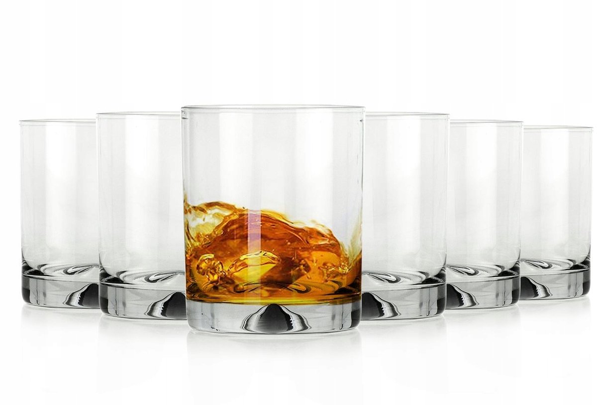 Krosno Mixology Whiskyglazen 260ml - Set bevat 6 stuks