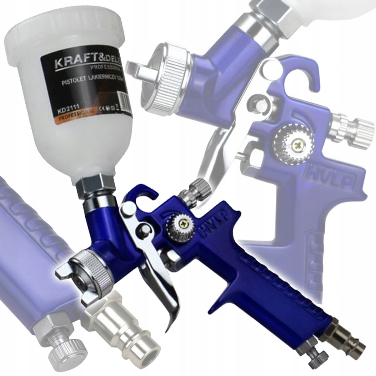 HVLP Spuitpistool 0.8mm 125ml voor Lakken en Schilderen