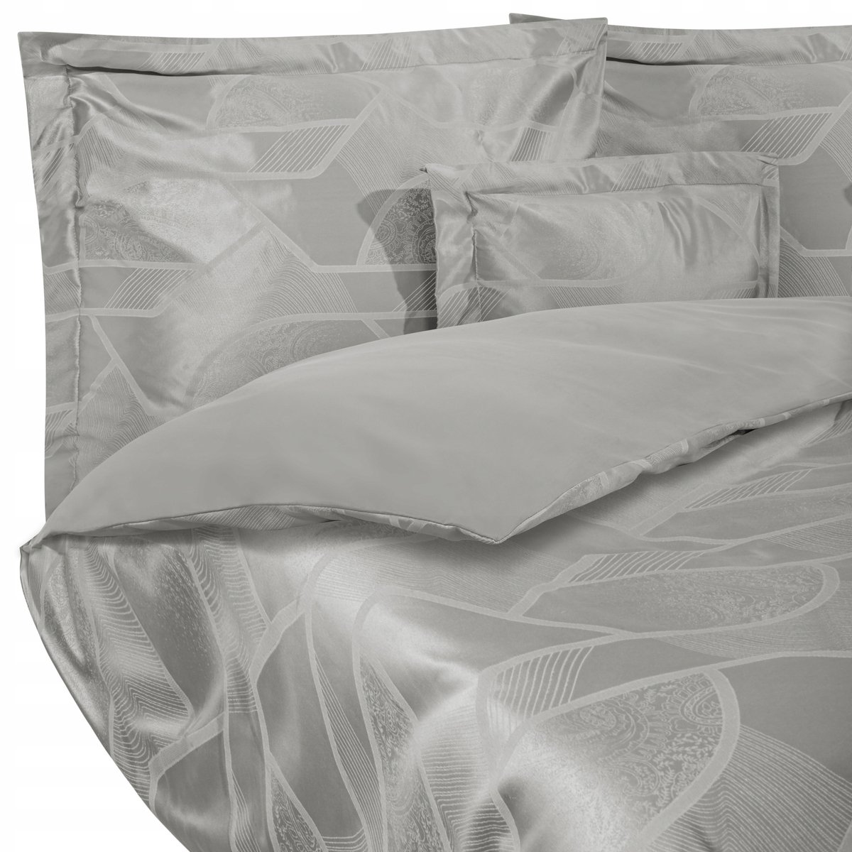 Luxe Katoenen Satijnen Dekbedovertrek Set 160x200cm met Kussenslopen 70x80cm