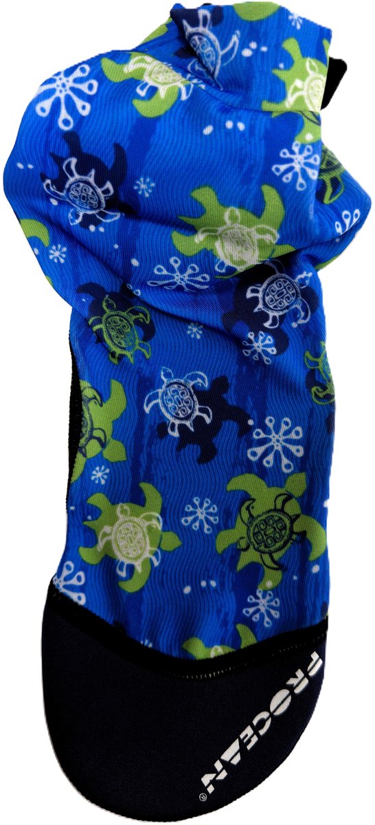 Lycra sokken schildpad Groen | L