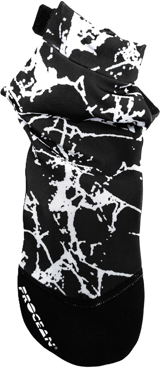 Lycra sokken zwart-wit 2 | L