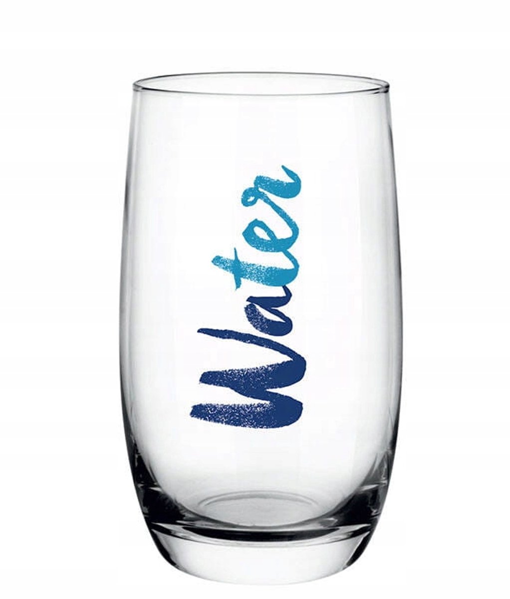 Set van 6 hoge 'water'-glazen 320 ml - Stijlvol en functioneel