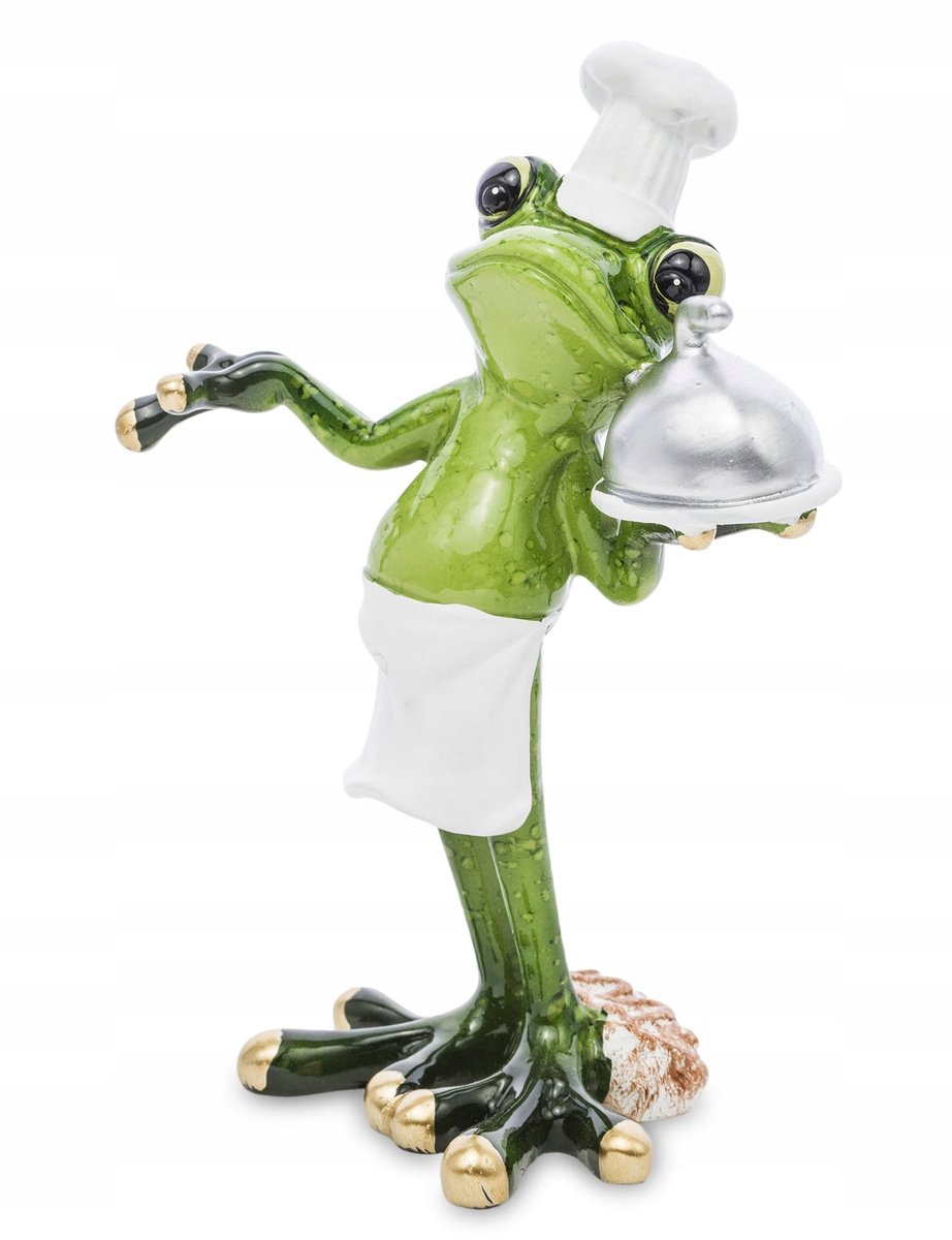 Grappige chef-kokkikkerfiguur, keukendecoratie, 15 cm