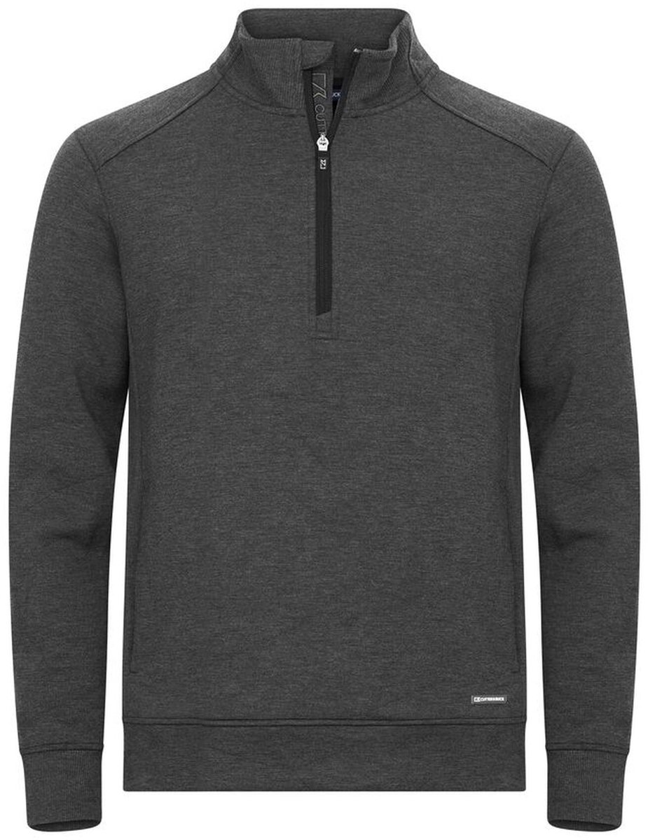 Cutter & Buck Pemberton Half Zip Heren 358434 - Antraciet Melange - L