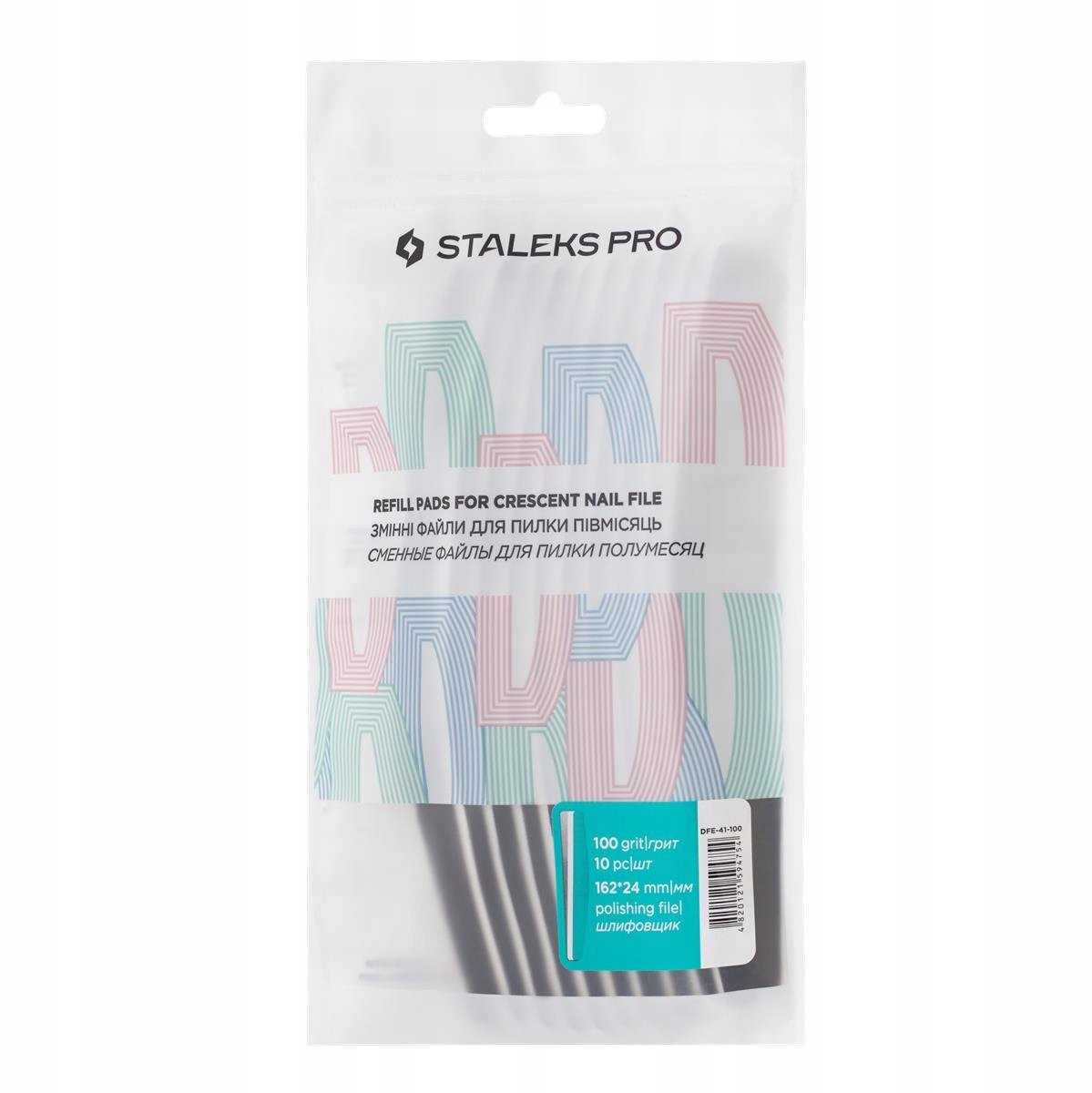 Staleks Pro Expert 41 Halfmoon Vijlvervangingen 100 Grit (10 Stuks)